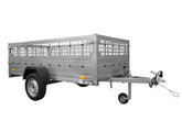 REMORQUE GARDEN TRAILER 264 KIPP (NEW) AVEC REHAUSSES GRILLAGÉES ET ROUE JOCKEYi