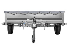 Remorque voiture 264 x 150 UNITRAILER GARDEN 265 KIPP avec châssis H-0 et bâche grise