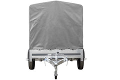 Remorque routière avec bâche haute (110 cm), arceau (110 cm) et roue jockey 230 x 125 Garden Trailer 230 KIPP