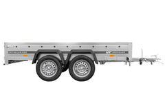 Remorque à deux essieux 264 x 150 UNITRAILER GARDEN 265/2 KIPP
