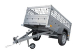 Remorque Top remorque GARDEN TRAILER 200 KIPP avec rehausses grillagées et roue jockey