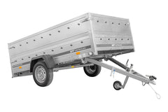 Remorque voiture 264 x 150 UNITRAILER GARDEN 265 KIPP avec ridelles supplémentaires