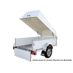 Remorque bagagère marron avec capot BW Trailers 500 kg