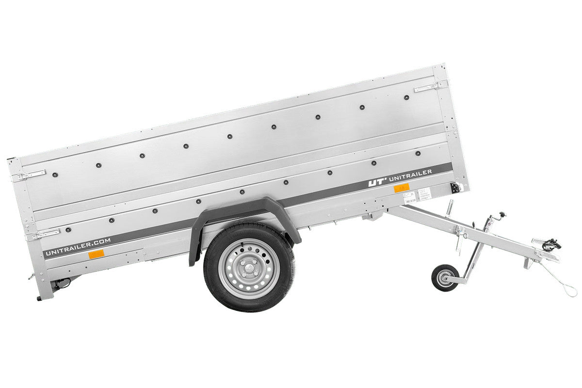 Remorque voiture 264 x 150 UNITRAILER GARDEN 265 KIPP avec ridelles supplémentaires