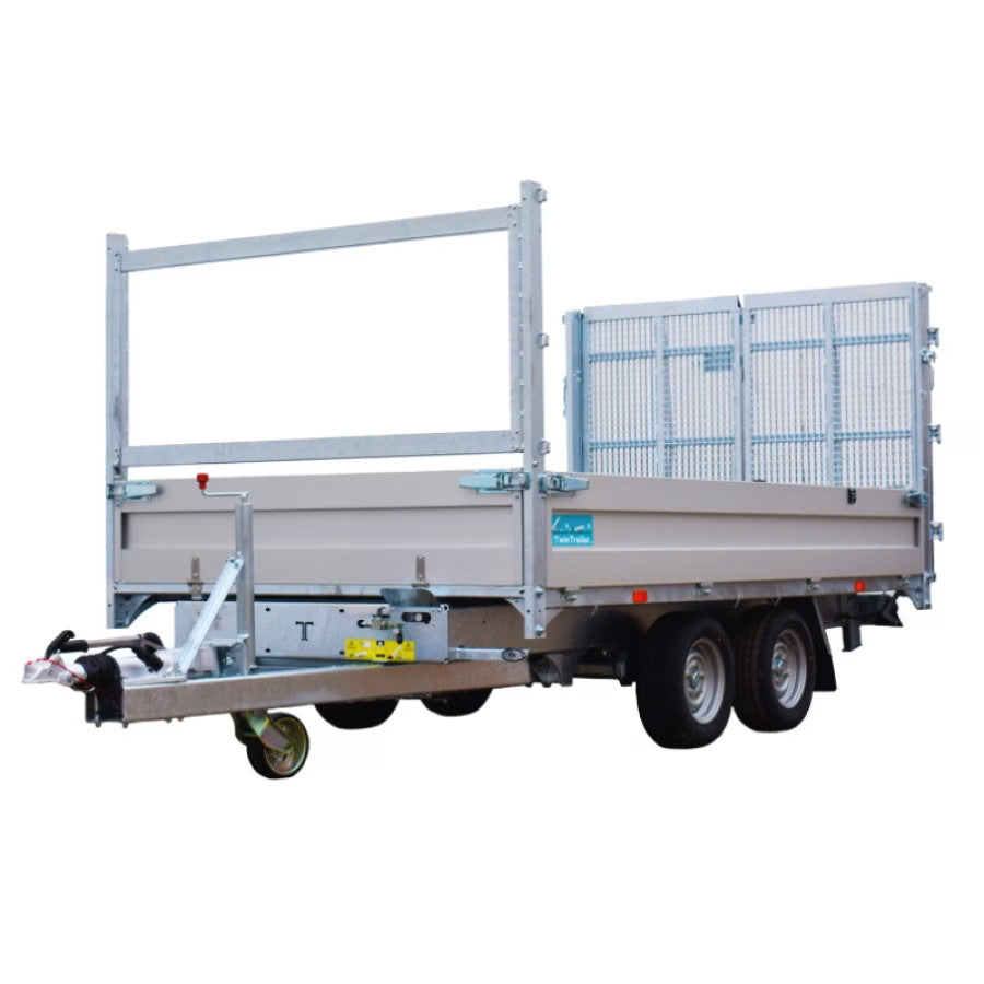Remorque multifonctionnelle benne et plateau basculant TT27-30 Twin Trailer 2700 kg