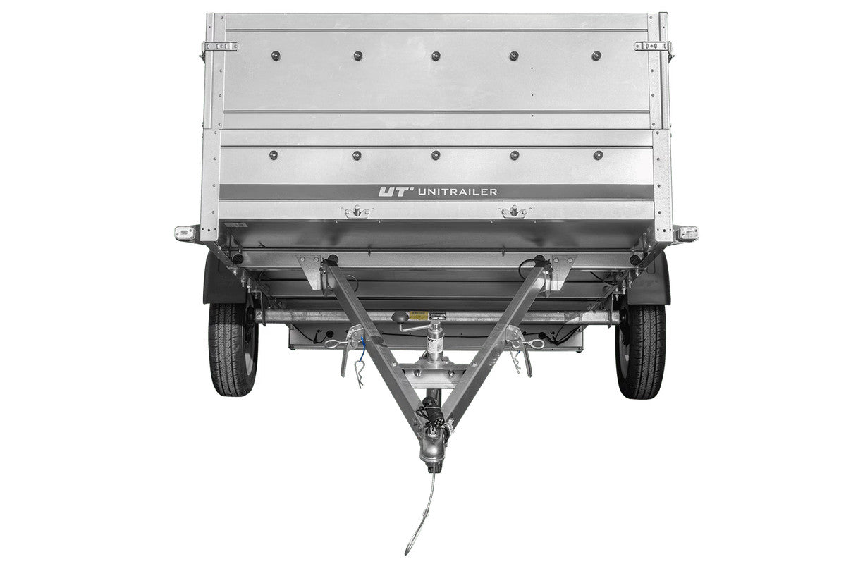 Remorque voiture 264 x 150 UNITRAILER GARDEN 265 KIPP avec ridelles supplémentaires
