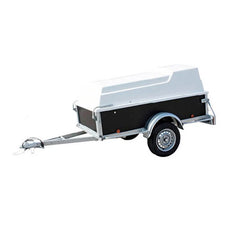Remorque bagagère marron avec capot BW Trailers 500 kg
