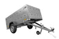 Remorque auto avec rehausses de ridelles et roue jockey Garden Trailer 230 KIPP 2,30 x 1,25 m Unitrailer
