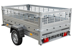 Remorque Unitrailer GARDEN TRAILER 230 KIPP (NEW) remorque voiture avec roue jockey et côtés grillagés