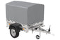 Remorque 1 essieu 150 x 106 bâche + arceau, PTAC 500 kg Garden Trailer 150 KIPP [avec roue jockey]