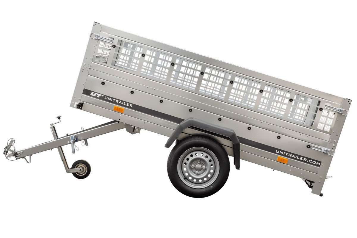 Remorque Unitrailer GARDEN TRAILER 230 KIPP (NEW) remorque voiture avec roue jockey et côtés grillagés