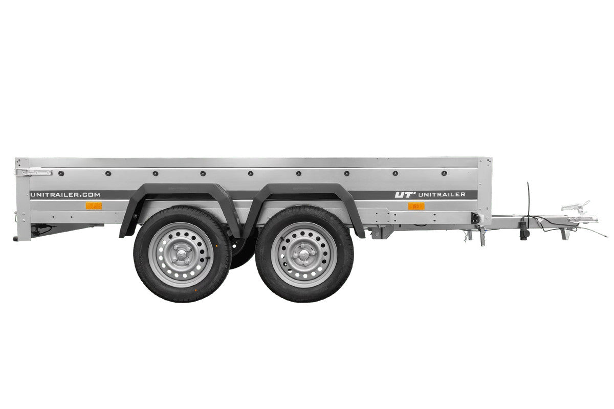 Remorque à deux essieux 264 x 150 UNITRAILER GARDEN 265/2 KIPP