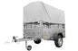 Remorque tôle Garden Trailer 200 KIPP 200 x 106 cm [avec rehausses grillagées, bâche haute et arceau]