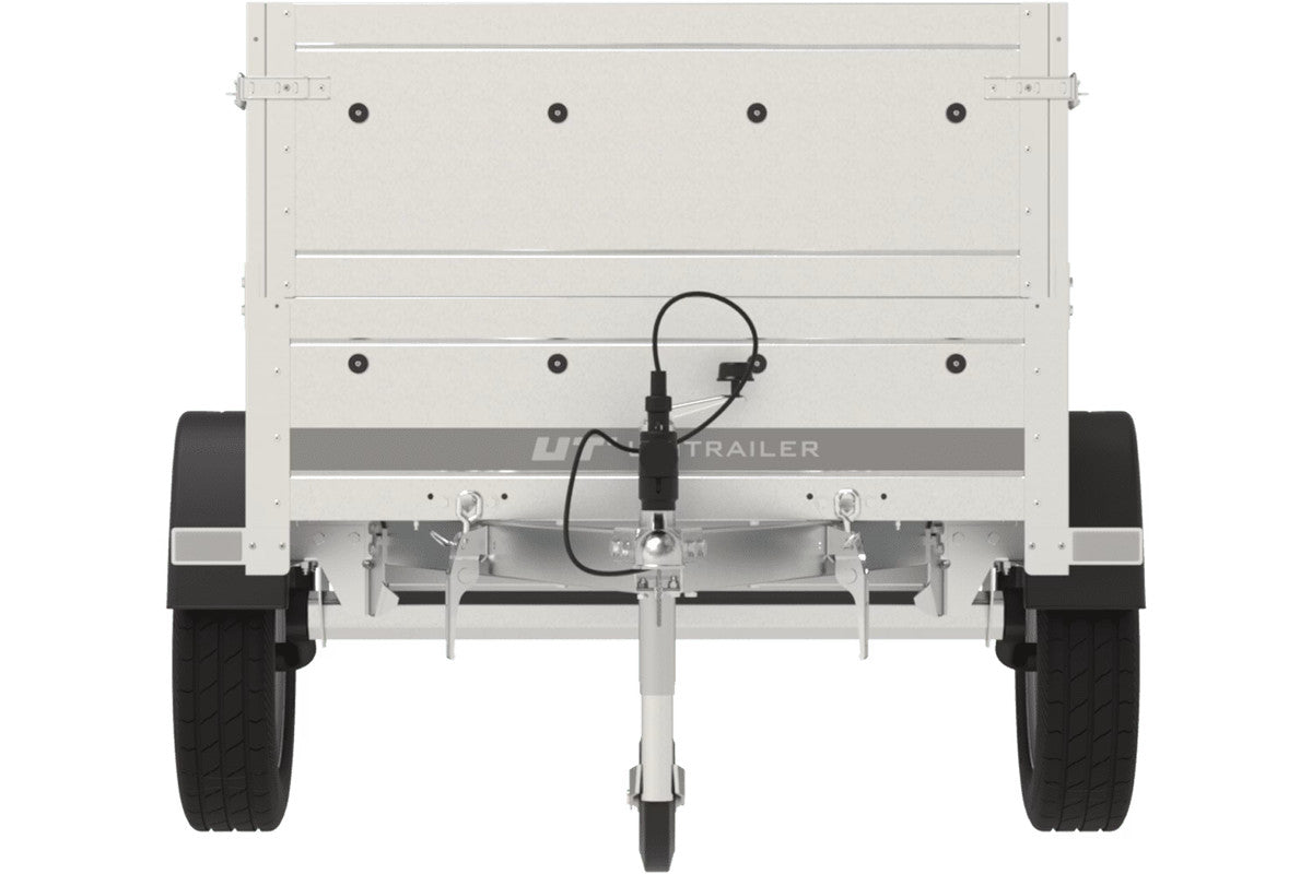 Remorque Garden Trailer 200 KIPP avec roue jockey et rehausses des ridelles