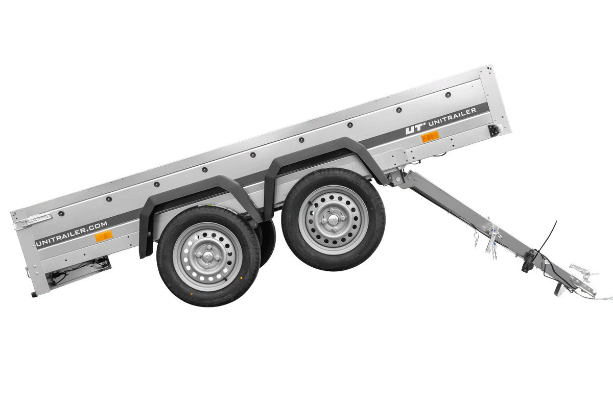 Remorque à deux essieux 264 x 150 UNITRAILER GARDEN 265/2 KIPP