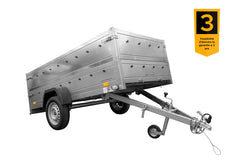 Remorque Unitrailer Remorque de Jardin 264 KIPP (Neuf) avec Roue Jockey et Planches Bis