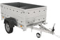 Remorque Garden Trailer 200 KIPP avec roue jockey et rehausses des ridelles