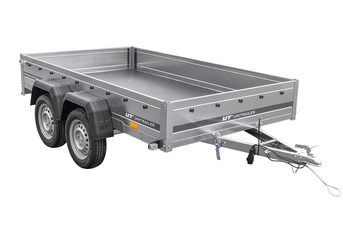 Remorque à deux essieux 264 x 150 UNITRAILER GARDEN 265/2 KIPP