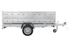 Remorque voiture 264 x 150 UNITRAILER GARDEN 265 KIPP avec ridelles supplémentaires