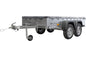 REMORQUE UNITRAILER 264/2 KIPP AVEC ROUE JOCKEY, TIGE DE SUPPORT DE BÂCHE ET BÂCHE PLATE GRISE